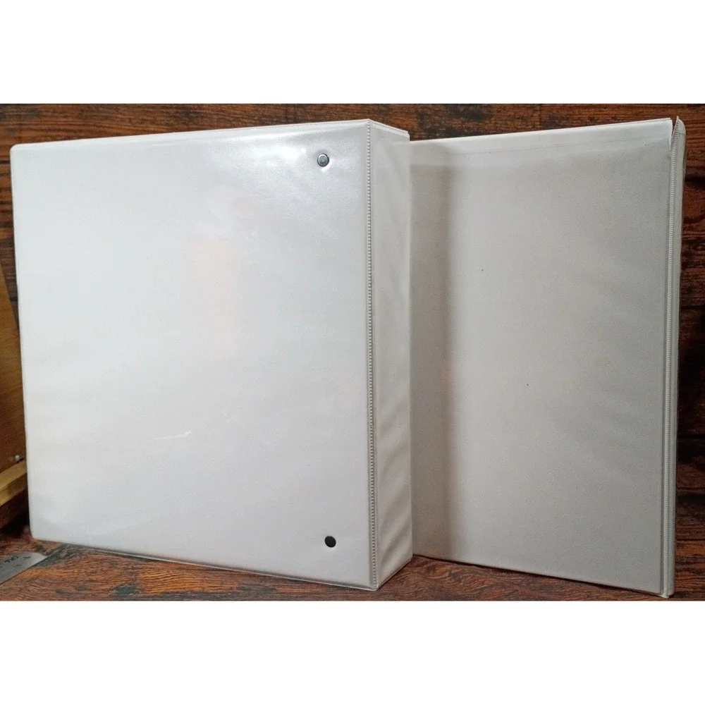 Avery Dennison Heavy Duty White View Binders 2 Inch and 3 Inch Set of 2